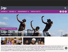 Tablet Screenshot of logotv.com